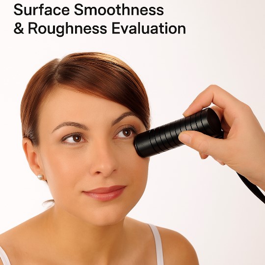 بررسی خاصیت ارتجاعی پوست سطح پوست و میزان زبری و نرمی