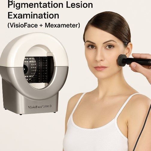 بررسی رنگ پوست و انواع ضایعات رنگدانه ای