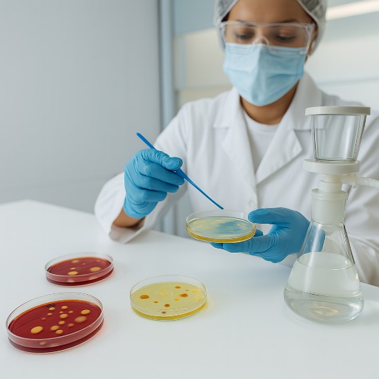 شمارش کلی پاتوژن های میکروبی